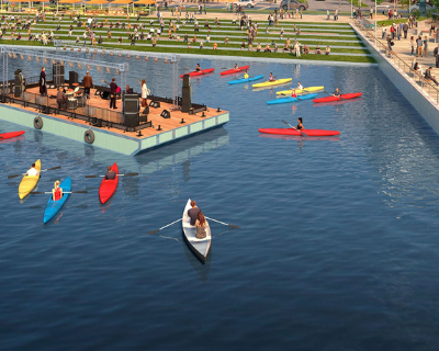Aura Lakeview Village waterfront community master plan